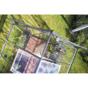 Serre de jardin 8,1m² en alu et verre horticole Icon 8 - Halls