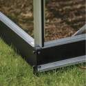 Serre de jardin 9,7m² en alu et verre trempé Icon 8 - Halls