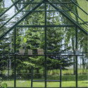 Serre de jardin 9,7m² en alu vert et verre trempé Icon 8 - Halls