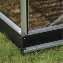 Serre de jardin 11,2m² en alu et verre trempé Icon 8 - Halls