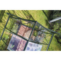 Serre de jardin 11,2m² en alu vert et verre horticole Icon 8 - Halls