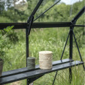 Orangerie 8,6m² en alu noir et verre trempé Icon 6 - Halls