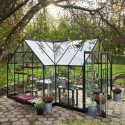 Orangerie 13m² en alu vert et verre trempé Icon 8 - Halls