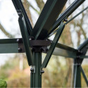 Orangerie 13m² en alu vert et verre trempé Icon 8 - Halls