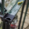 Orangerie 13m² en alu vert et verre trempé Icon 8 - Halls