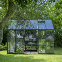 Serre 9,7m² en alu vert et verre trempé Icon Planthouse 8 - Halls