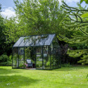 Serre 9,7m² en alu vert et verre trempé Icon Planthouse 8 - Halls
