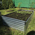Potager surélevé - 150x75x30cm - couleur zinc - Klasika