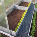 Potager surélevé - 150x75x30cm - couleur zinc - Klasika