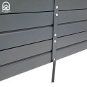 Potager surélevé - 150x75x30cm - gris anthracite - Klasika