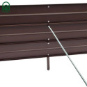 Potager surélevé - 150x75x30cm - marron - Klasika