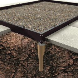 Embase pour serre Planthouse 8 - 9,7m² de Halls