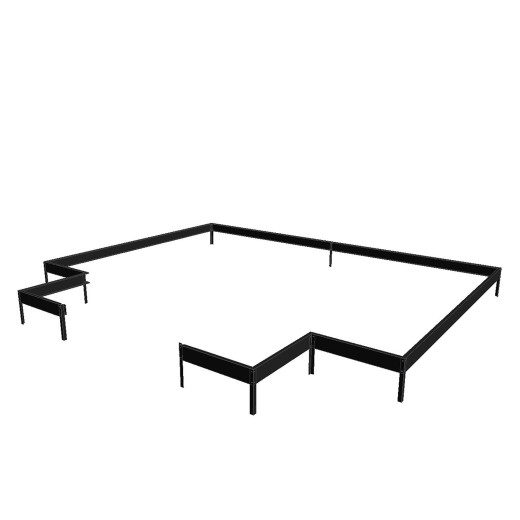 Embase pour serre Orangerie - 8,6m² de Halls