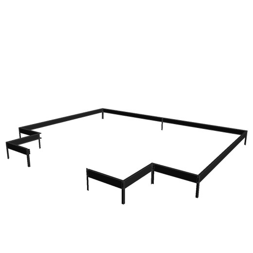Embase pour serre Orangerie - 13m² de Halls