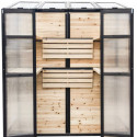 Serre de Balcon en Bois et Polycarbonate 3mm - Arbour