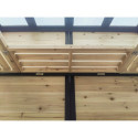 Serre de Balcon en Bois et Polycarbonate 3mm - Arbour