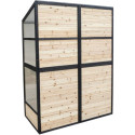 Serre de Balcon en Bois et Polycarbonate 3mm - Arbour