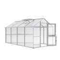 Serre de Jardin 10m² Iris IV en Aluminium Gris - KGT