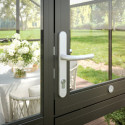 Serre de Jardin 5m² Aluminium Gris - Panneaux Hybrides Aptasia III-s KGT