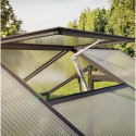 Serre de Jardin 5m² Aluminium Gris - Panneaux Hybrides Aptasia III-s KGT