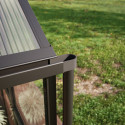 Serre de Jardin 5m² Aluminium Gris - Panneaux Hybrides Aptasia III-s KGT