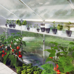 Etagère en alu et plastique pour serre de jardin Aptasia III - KGT