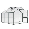 Serre de Jardin 9,59m² Aluminium Vert & Polycarbonate 16mm Nelke III - KGT