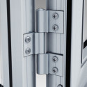 Serre de Jardin 9,59m² Dahlie III en Aluminium Gris et Polycarbonate 16mm - KGT