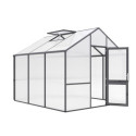Serre de Jardin 9,59m² Alu anthracite & Polycarbonate 16mm - Dahlie III KGT