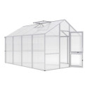 Serre de Jardin 12,74m² Dahlie IV en Aluminium Gris - KGT