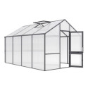Serre 12,74m² Alu anthracite & Polycarbonate 16mm - Dahlie IV KGT