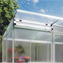 Serre de jardin 6,06m² en alu anthracite et PC de 16mm Santini II - KGT