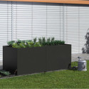 Lit surélevé 210 - aluminium - gris anthracite - 205x91cm - KGT
