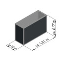 Potager Surélevé en Aluminium Gris 130-S KGT | Jardinage Urbain