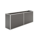 Potager Surélevé en Aluminium Gris 210-S KGT | Jardinage Urbain