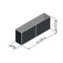 Potager Surélevé en Aluminium Gris 210-S KGT | Jardinage Urbain