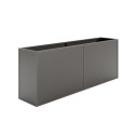 Lit surélevé 210-S - aluminium - gris anthracite - 205x45cm - KGT