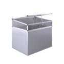 Rehausse Potager Surélevé en Alu & Polycarbonate 6mm - KGT 130