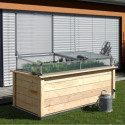 Rehausse Potager Surélevé en Alu & Polycarbonate 6mm - KGT 210