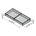 Rehausse en alu anthracite et PC 6mm pour lit surélevé 205x91cm - KGT