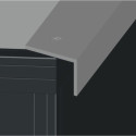Bordure anti-limaces pour lit surélevé 205x91cm - aluminium - KGT