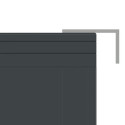 Bordure anti-limaces pour lit surélevé 205x91cm - aluminium - KGT