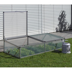 Mini-serre 205x91cm en alu et polycarbonate de 6mm - KGT