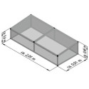Mini-serre 205x91cm en alu et polycarbonate de 6mm - KGT