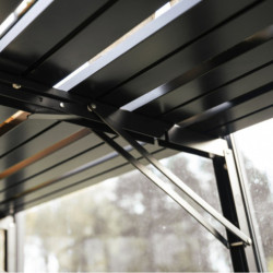 Table de rangement pour serre de jardin 9,7m² Icon Planthouse 8 - pliable