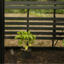 Table de rangement pliable en métal noir pour serre Orangerie - Halls
