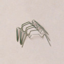 Lot de 20 clips à ressort pour le verre - serres de jardin – Vitavia