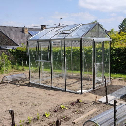 Serre Culti-luxx 6,75m² en Aluminium & Verre Trempé 4mm - Filclair