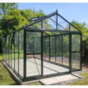Serre Culti-luxx 13,5m² en Aluminium Vert & Verre Trempé - Filclair