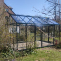 Serre Culti-luxx 13,5m² en Aluminium Vert & Verre Trempé - Filclair